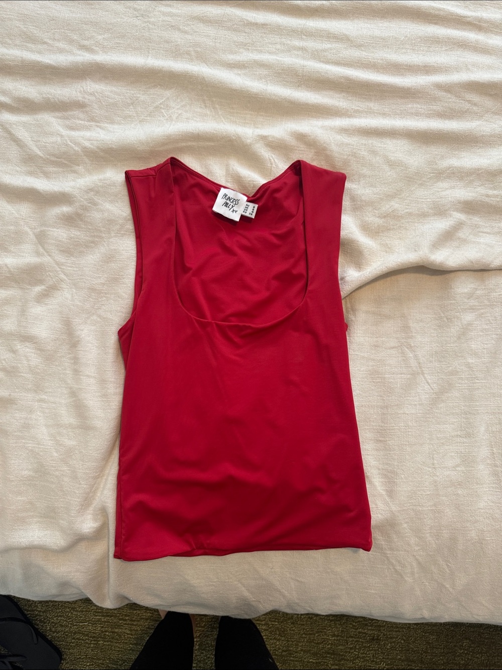 Princess Polly Crimson Scoop Neck Tank